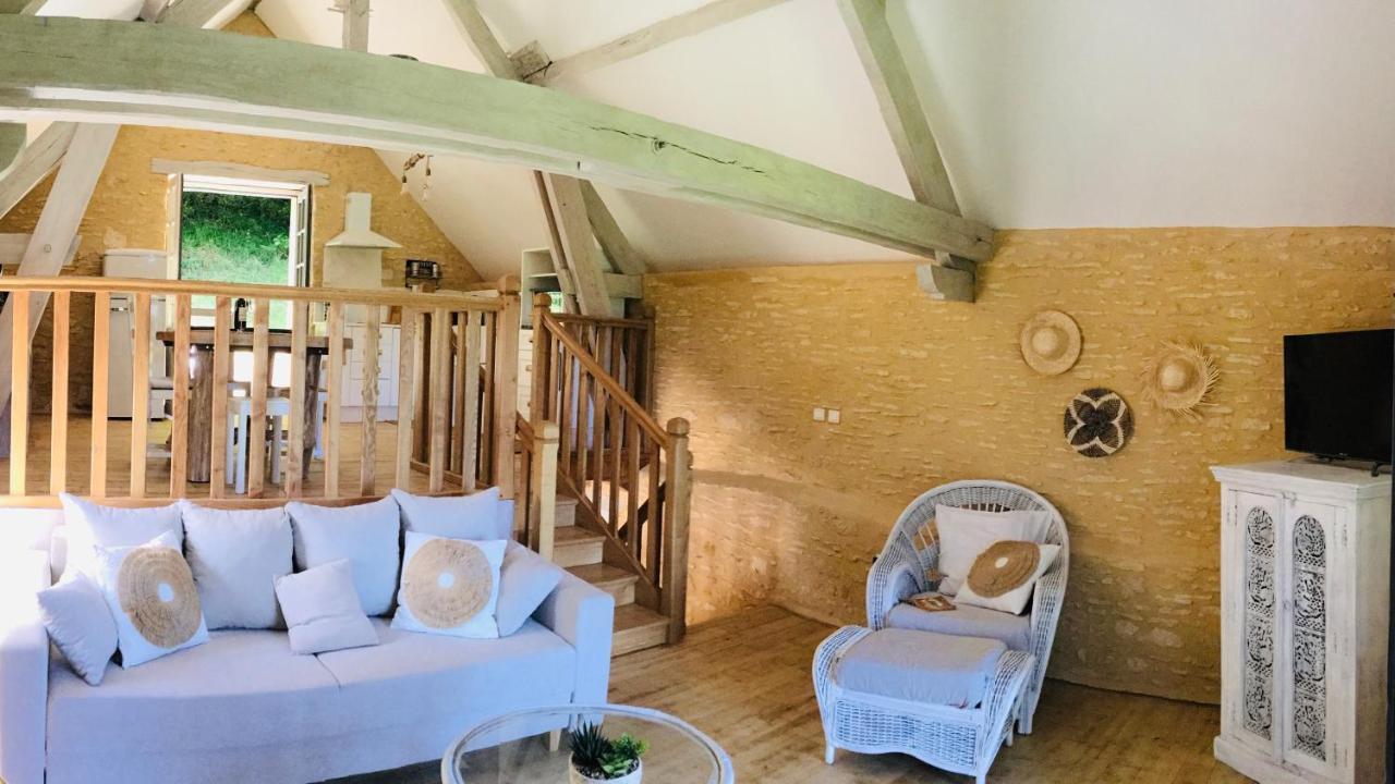 Villa Logis Des 4 Fees Et Son Bain Nordique Sainte-Nathalène Exterior foto